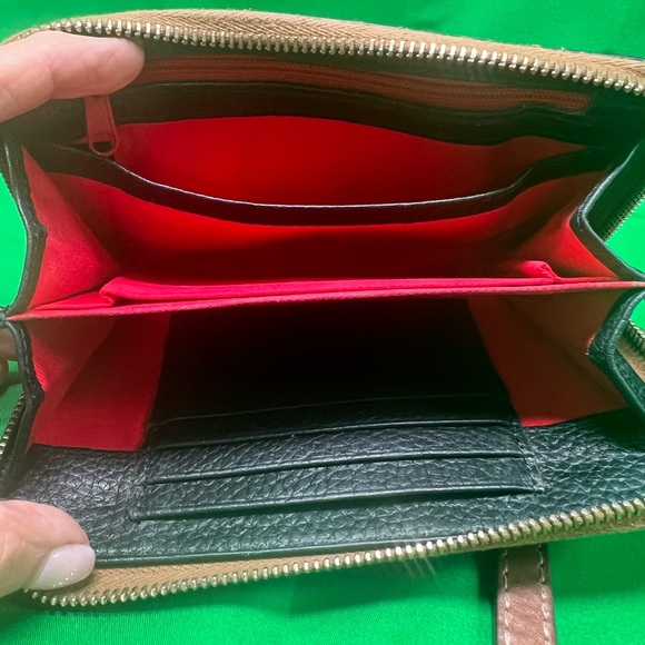 Dooney & Bourke blue pebble leather Wristlet Wallet - Picture 11 of 13